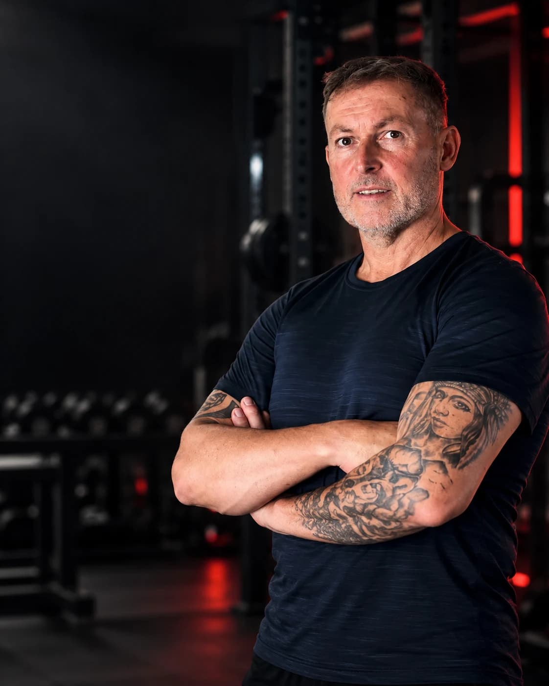 Jürgen Pollack, Inhaber des Sportpark Pollack, im Kraftraum